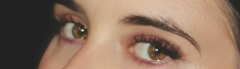 Stage 1: only the eyes are visible